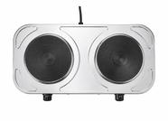 Fogão Cooktop Elétrico Agratto 2 Bocas em Aço Inoxidável 220V com Controle de Temperatura e Aquecimento Rápido