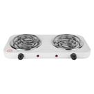 Fogão Cooktop Elétrico Duplo Duas Bocas Portátil Camping 127V 2000W Western
