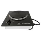 Fogão Cooktop Elétrico Embutir Gourmet 1 Placa 127v Mesa Aço Preta Safanelli