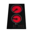 Fogao cooktop fischer 2q eletrico mesa vitroceramica touch preto Fogao cooktop fischer 2q eletrico mesa vitroceramica touch preto
