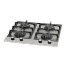 Fogão Cooktop Fischer 4 Queimadores Platinium Mesa de Inox prime Escovado