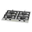 Fogao Cooktop Fischer 4Q Platinium Prime Escovado Bivolt