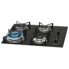 Fogão Cooktop Fischer 4Q TC Gás Mesa Vidro