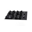 Fogão Cooktop Fischer 4Q TC Infinity Gás Mesa Vidro PRETO