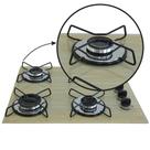 Fogão Cooktop Gás 4 Bocas Ultra Chama 127v 220v Amadeirado