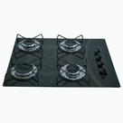 Fogão Cooktop Gás 4 Bocas Ultra Chama 127v/220v Amadeirado Mesclado