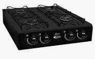Fogão cooktop gás Clarice Júnior 4B preto Fogão cooktop gás Clarice Júnior 4B preto