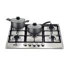 Fogão Cooktop Inox a Gás 5 Bocas 1 Dupla Ecg05 Eos + 2 Panelas Tramontina Turim