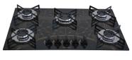 Fogão Cooktop Premium 5 Bocas Ultra Chama Marmorizado Mesclado
