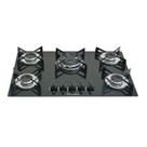 Fogão Cooktop Premium Tripla Chama 5 Bocas Preto Chamalar