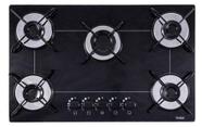 Fogão Cooktop Tedge 5 Bocas Ultra Chama Preto 127v/220v