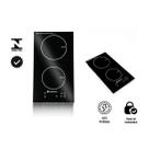 Fogão Cooktop Touch Vidro Cerâmica Indução 3500W 2 Bocas 220v