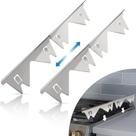 Fogão Counter Gap Cover Cleaneat em aço inoxidável (pacote com 2)