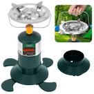 Fogão de acampamento LOFUKI de queimador único portátil com base dobrável
