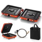 Fogão de acampamento Odoland Portable 2 queimadores a propano 17000 BTU/h