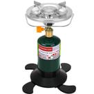 Fogão de acampamento portátil a propano HEYDUOTON Single Burner