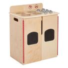 Fogão de cozinha Play ECR4kids Wooden Playset Natural Finish Fogão de cozinha Play ECR4kids Wooden Playset Natural Finish