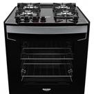 Fogão De Embutir 4 Bocas Dako Diplomata Com Mesa De Vidro Preto Bivolt