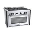 Fogão de Embutir 5 Bocas Temis Inox Gás GLP 127 V Venax