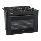 Fogao de Embutir 5 Bocas Venax Gaudi Prisma Vitreo Bl Venax