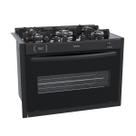 Fogao de Embutir 5 Bocas Venax Gaudi Prisma Vitreo Preto Gas Glp Fogao de Embutir 5 Bocas Venax Gaudi Prisma Vitreo Preto Gas Glp