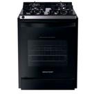 Fogão De Embutir Brastemp 4 Bocas Bivolt Preto Byo4Xaeuna