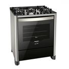 Fogão de Piso 5 Bocas Gran Cheff Gás com Vidro Bivolt Silver - Fischer