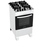 FogAo de Piso Atlas 4 Bocas Monaco Acendimento AutomAtico Top Glass