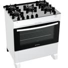 Fogão de Piso Atlas 5 Bocas Monaco Acendimento Automático Top Glass