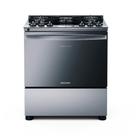 Fogão de Piso Brastemp 5 Bocas Mesa de Vidro e Turbo com Forno 96 Litros Bivolt Inox