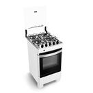 Fogão de Piso Brastemp de 04 Bocas Clean com Botões Removíveis Branco - BFO4NAB Fogão de Piso Brastemp de 04 Bocas Clean com Botões Removíveis Branco - BFO4NAB