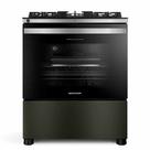 Fogão de Piso Brastemp de 05 Bocas Eclipse Collection Black Inox - BFS5LAP