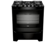 Fogão de Piso Consul 5 Bocas Cfs5vbeuna Acendimento Automático Mesa de Vidro Preto Bivolt
