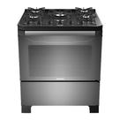 Fogão de Piso Itatiaia 5 Bocas Itamaster Reflecta Acendimento Automático, Prata/Preto Bivolt Fogão de Piso Itatiaia 5 Bocas Itamaster Reflecta Acendimento Automático, Prata/Preto Bivolt