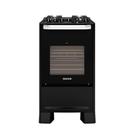 Fogão De Piso Mesa De Vidro Suggar Best Glass FGVBG410PT 4 Bocas Preto Bivolt