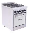 Fogão Don Bidone 4 Bocas em Aço Inox com Forno Venâncio