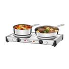 Fogão Elétrico 2 Bocas Pratico Mondial Inox Portátil 110V Fogão Elétrico 2 Bocas Pratico Mondial Inox Portátil 110V