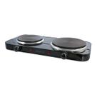 Fogao eletrico de mesa 2 bocas 127v preto 2500w agratto