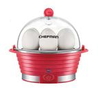 Fogão elétrico de ovos Chefman Rapid Poacher 6 Eggs Red