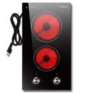 Fogão Elétrico Karienvir 2 Queimadores 2000W 110V - 30cm