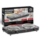 Fogão Elétrico Portátil 2 Bocas 2000w Cooktop Camping 127v/220v - Fogão Elétrico Portátil 2 Bocas 2000w Cooktop Camping 127v/220v -