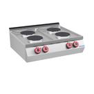 Fogão Elétrico Tramontina 4 Chapas Countertop 220/380 V 800x750 Mm Aço Inox 2,6 Kw
