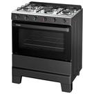 Fogão Esmaltec Ideal Pop 5 Bocas Manual Mesa Aço Inox
