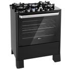 Fogão Fischer Fit Line 5 Bocas Automático Mesa de Vidro