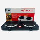 Fogão fogareiro 2 bocas elétrico 2000w fogão cooktop portáti cor preto