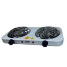 Fogão Fogareiro Bak Elétrico Portátil Branco F2B110 Duas Bocas 2000W Leve 600C