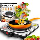Fogão Fogareiro Elétrico Portátil Cooktop Camping de Indução 1 Bocas 1000W 110V/220V
