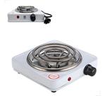 Fogão Fogareiro Elétrico Portátil Mini Cooktop Cozinha 110v Branco 110v