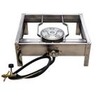 Fogão Fogareiro Inox Portátil Alta Pressão 1 Boca Reforç