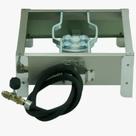 Fogão Fogareiro Inox Uma Boca Alta Pressão Portátil Completo Com Kit Gás